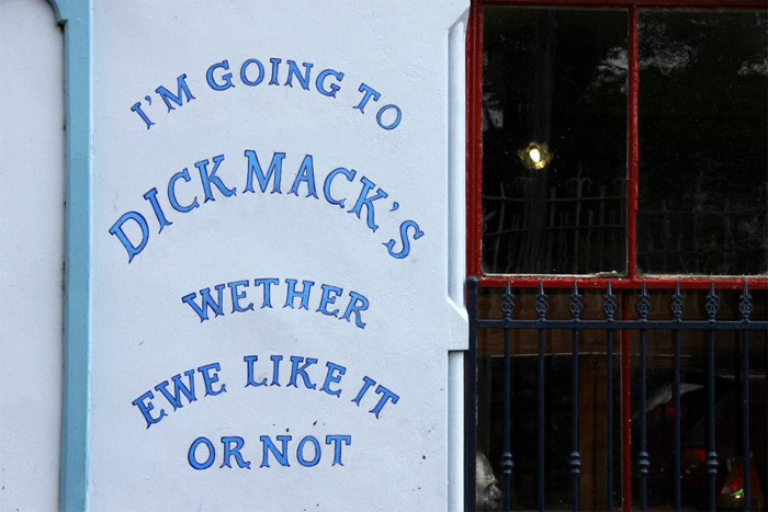 Dick Mack's signage in Dingle